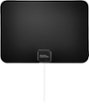 Best Buy essentials™ - Thin Indoor HDTV Antenna - 35 Mile Range - Black/White