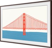Samsung - 43” The Frame Customizable Bezel - Modern Brown