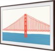 Samsung - 43” The Frame Customizable Bezel - Modern Brown