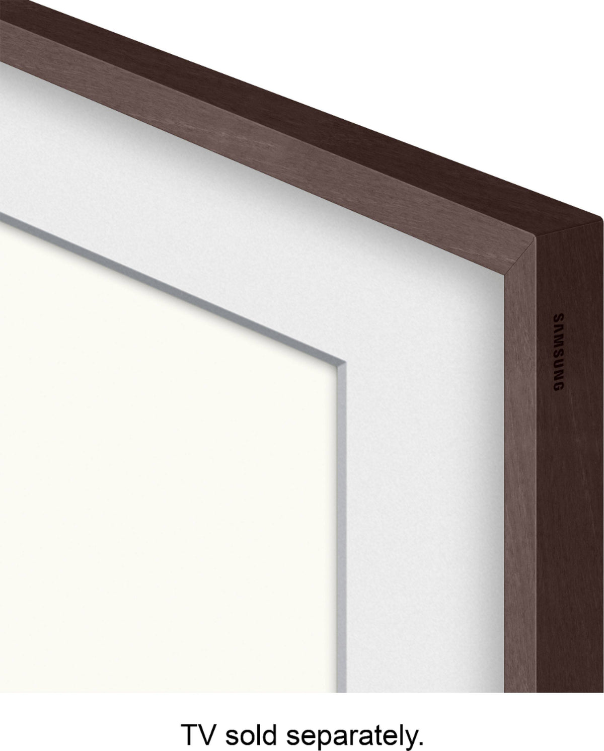 Samsung - 43” The Frame Customizable Bezel - Modern Brown