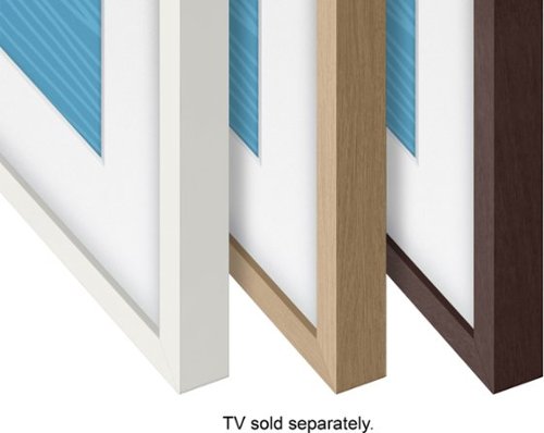 Samsung - 43” The Frame Customizable Bezel - Modern Brown