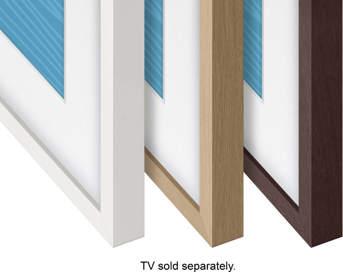Samsung - 43” The Frame Customizable Bezel - Modern Brown