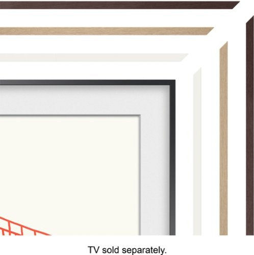 Samsung - 43” The Frame Customizable Bezel - Modern Brown