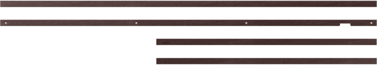 Samsung - 43” The Frame Customizable Bezel - Modern Brown