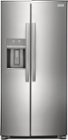 Frigidaire - Gallery 33 in. Wide 22.3 Cu. Ft. Side-by-Side Refrigerator - Smudge Proof Stainless Steel