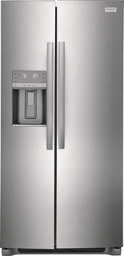 Frigidaire - Gallery 33 in. Wide 22.3 Cu. Ft. Side-by-Side Refrigerator - Smudge Proof Stainless Steel