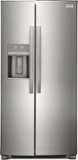 Frigidaire - Gallery 33 in. Wide 22.3 Cu. Ft. Side-by-Side Refrigerator - Smudge Proof Stainless Steel