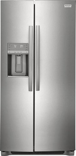 Frigidaire - Gallery 33 in. Wide 22.3 Cu. Ft. Side-by-Side Refrigerator - Smudge Proof Stainless Steel