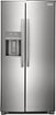 Frigidaire - Gallery 33 in. Wide 22.3 Cu. Ft. Side-by-Side Refrigerator - Smudge Proof Stainless Steel