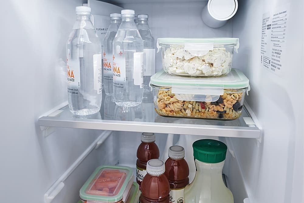 Frigidaire - Gallery 33 in. Wide 22.3 Cu. Ft. Side-by-Side Refrigerator - Smudge Proof Stainless Steel
