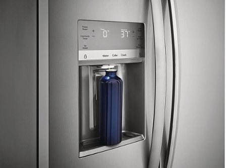Frigidaire - Gallery 33 in. Wide 22.3 Cu. Ft. Side-by-Side Refrigerator - Smudge Proof Stainless Steel