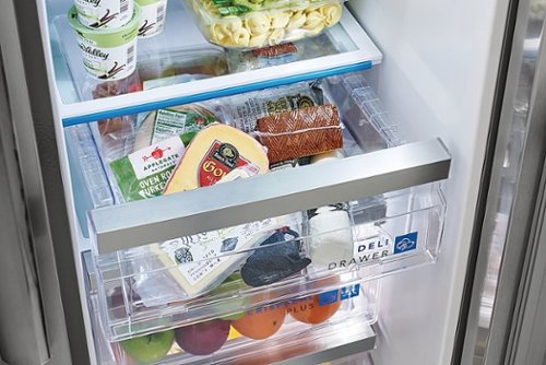 Frigidaire - Gallery 33 in. Wide 22.3 Cu. Ft. Side-by-Side Refrigerator - Smudge Proof Stainless Steel