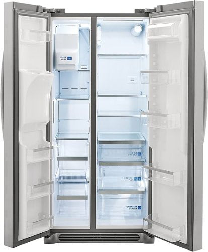 Frigidaire - Gallery 33 in. Wide 22.3 Cu. Ft. Side-by-Side Refrigerator - Smudge Proof Stainless Steel