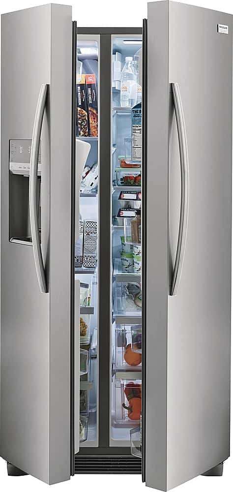Frigidaire - Gallery 33 in. Wide 22.3 Cu. Ft. Side-by-Side Refrigerator - Smudge Proof Stainless Steel