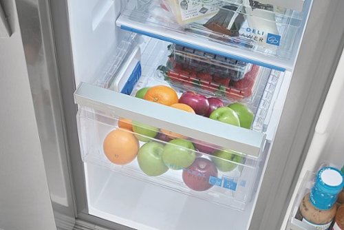 Frigidaire - Gallery 33 in. Wide 22.3 Cu. Ft. Side-by-Side Refrigerator - Smudge Proof Stainless Steel