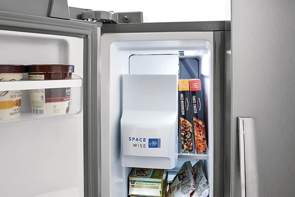 Frigidaire - Gallery 33 in. Wide 22.3 Cu. Ft. Side-by-Side Refrigerator - Smudge Proof Stainless Steel