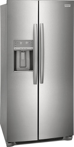 Frigidaire - Gallery 33 in. Wide 22.3 Cu. Ft. Side-by-Side Refrigerator - Smudge Proof Stainless Steel