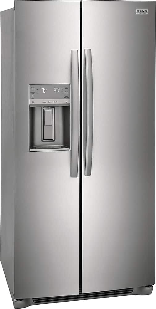 Frigidaire - Gallery 33 in. Wide 22.3 Cu. Ft. Side-by-Side Refrigerator - Smudge Proof Stainless Steel