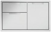 DCS - Professional 36" Built-in Access Drawers - Brushed Stainless Steel