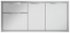 DCS - Professional 48" Built-in Access Drawers - Brushed Stainless Steel