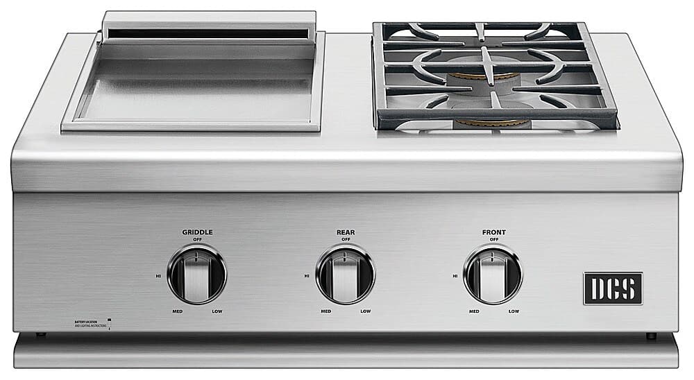 DCS - Liberty 30" Side Burner - Natural Gas - Stainless Steel