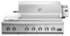 DCS - 48" Series 7 Grill with Integrated Side Burners, LP Gas - Brushed Stainless Steel