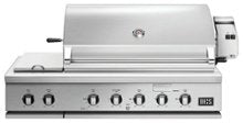 DCS - 48" Series 7 Grill with Integrated Side Burners, LP Gas - Brushed Stainless Steel
