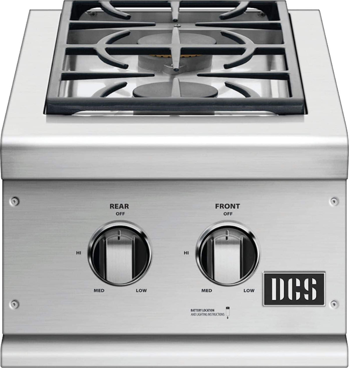 DCS - Professional 14.6" Side Burner - Stainless Steel