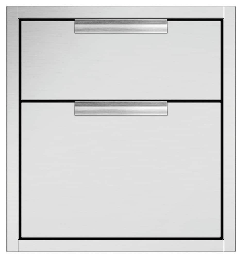 DCS - Tower Double Drawer - Brushed Stainless Steel