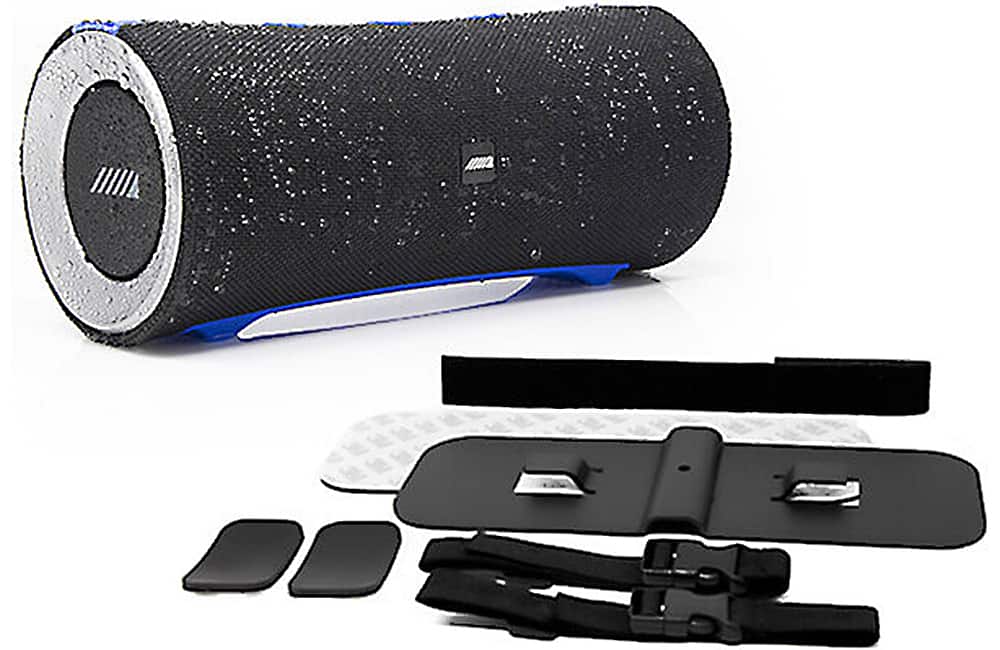 Alpine - Turn1™ Waterproof Bluetooth® Speaker & Bracket - Black