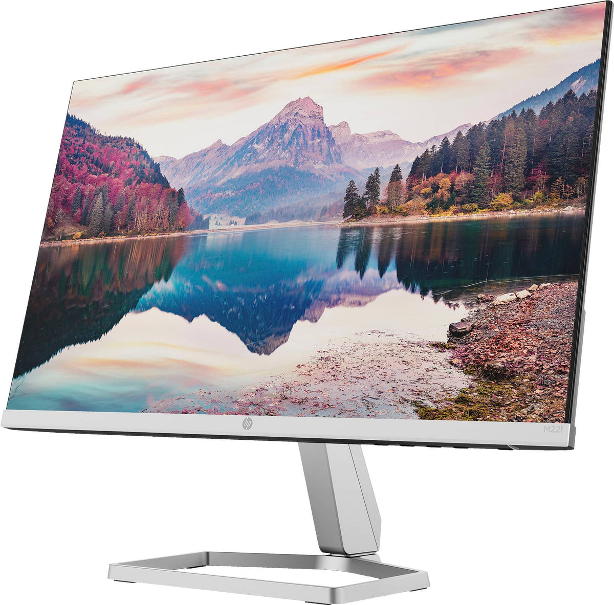 HP - 21.5" IPS LED Full HD FreeSync Monitor (HDMI, VGA) - Silver & Black