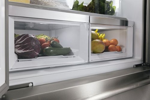 Thermador - Masterpiece Series 36 in. Wide 20.8 Cu. Ft. French Door Bottom Freezer Smart Counter-Depth Smart Refrigerator - Stainless Steel