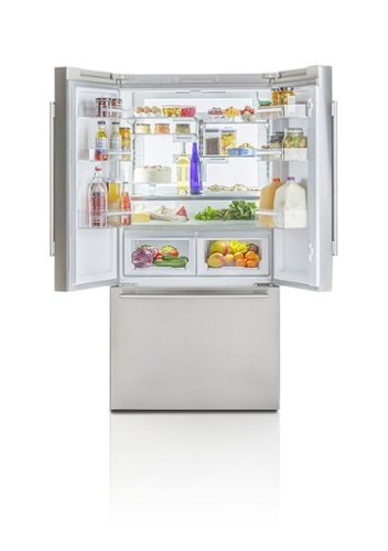 Thermador - Masterpiece Series 36 in. Wide 20.8 Cu. Ft. French Door Bottom Freezer Smart Counter-Depth Smart Refrigerator - Stainless Steel