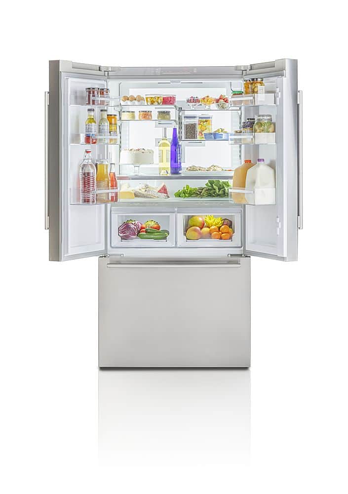 Thermador - Masterpiece Series 36 in. Wide 20.8 Cu. Ft. French Door Bottom Freezer Smart Counter-Depth Smart Refrigerator - Stainless Steel