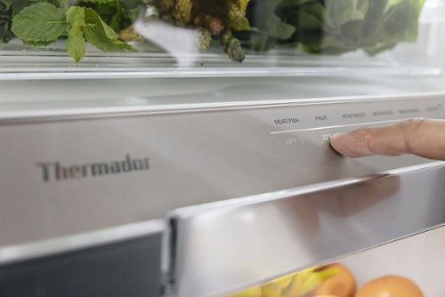 Thermador - Masterpiece Series 36 in. Wide 20.8 Cu. Ft. French Door Bottom Freezer Smart Counter-Depth Smart Refrigerator - Stainless Steel