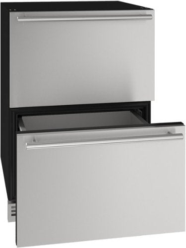 U-Line - 5.2 cu ft 1 Class 24” Refrigerator Drawers - Stainless Steel