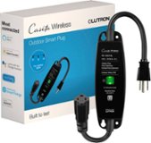 Lutron - Caseta Weatherproof+ Outdoor Smart Plug for Landscape and String Lighting, On/Off Switch - Black