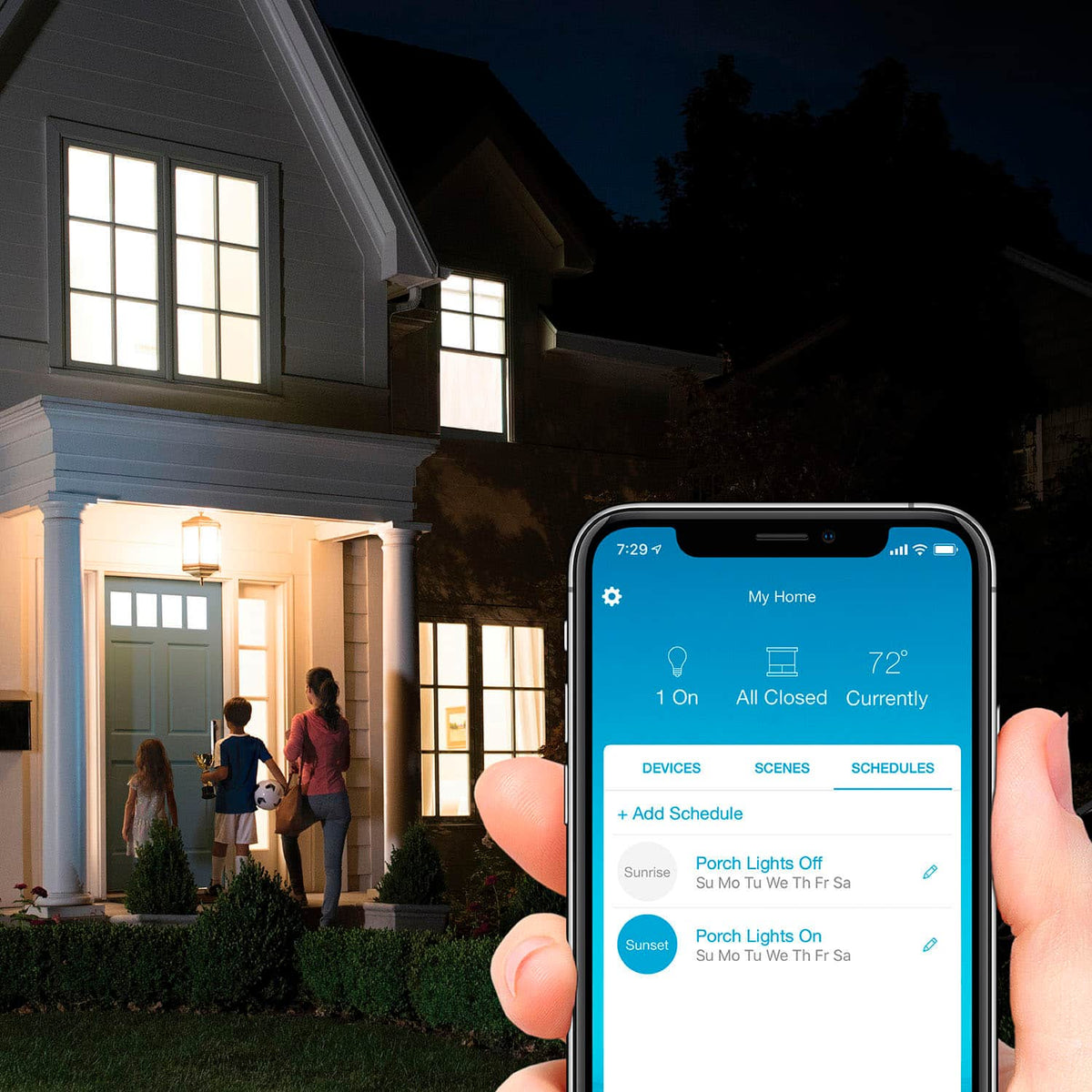 Lutron - Caseta Weatherproof+ Outdoor Smart Plug for Landscape and String Lighting, On/Off Switch - Black