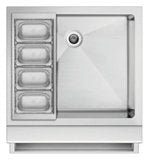 DCS - Series 9 Beverage Chiller Bottle Holder Accessory Front - Silver