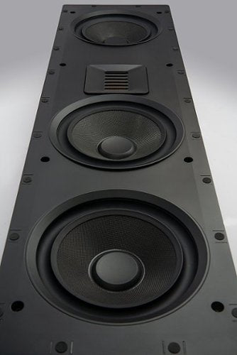 MartinLogan - Motion XT Series CI, 6.5" Midrange, Dual 6.5" Woofers with Folded Motion XT Tweeter, 2.5-Way In-Wall Speaker (Each) - Paintable White
