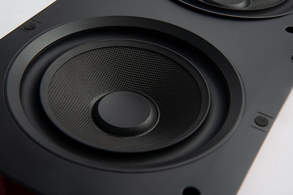 MartinLogan - Motion XT Series CI, 6.5" Midrange, Dual 6.5" Woofers with Folded Motion XT Tweeter, 2.5-Way In-Wall Speaker (Each) - Paintable White