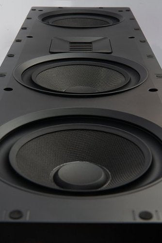 MartinLogan - Motion XT Series CI, 6.5" Midrange, Dual 6.5" Woofers with Folded Motion XT Tweeter, 2.5-Way In-Wall Speaker (Each) - Paintable White