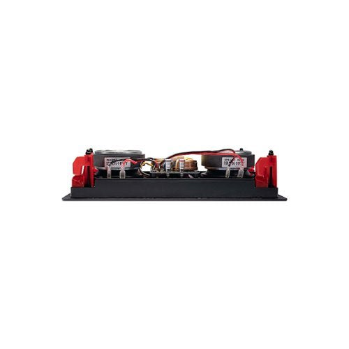 MartinLogan - Motion Series CI, Dual 4" Woofer with Folded Motion Tweeter, 2-way In-Wall Speaker (Each) - Paintable White
