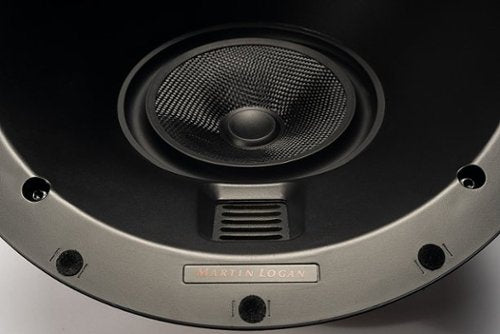 MartinLogan - Motion Series CI, 6.5" Midrange with Folded Motion Tweeter, 2-Way In-Ceiling Speaker with Angled Basket (Each) - Paintable White