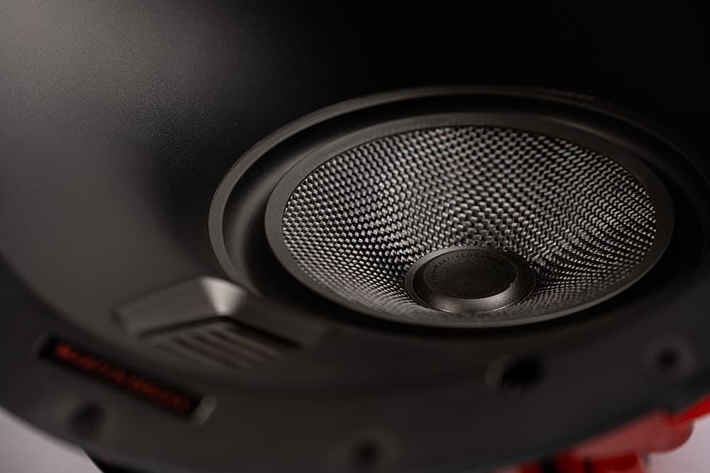 MartinLogan - Motion Series CI, 6.5" Midrange with Folded Motion Tweeter, 2-Way In-Ceiling Speaker with Angled Basket (Each) - Paintable White