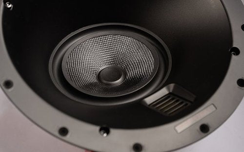 MartinLogan - Motion Series CI, 6.5" Midrange with Folded Motion Tweeter, 2-Way In-Ceiling Speaker with Angled Basket (Each) - Paintable White