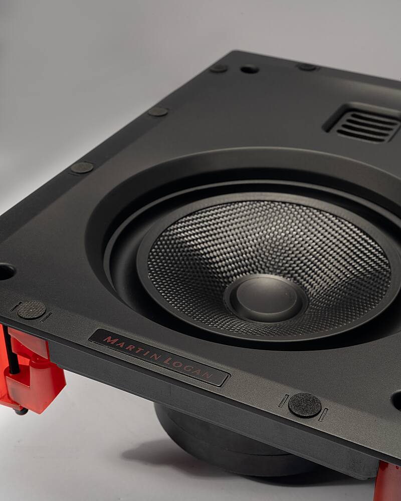 MartinLogan - Motion Series CI, 6.5" Midrange with Folded Motion Tweeter, 2-Way In-Wall Speaker (Each) - Paintable White