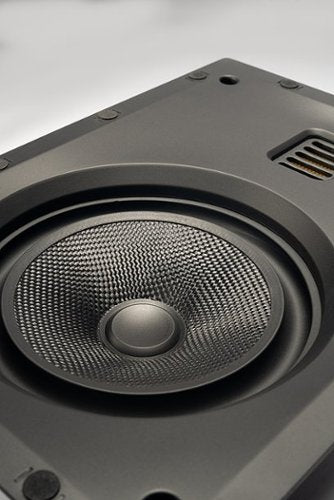 MartinLogan - Motion Series CI, 6.5" Midrange with Folded Motion Tweeter, 2-Way In-Wall Speaker (Each) - Paintable White