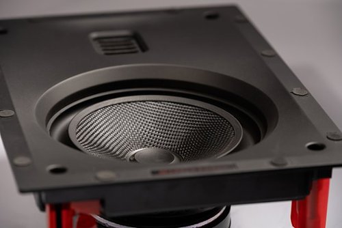 MartinLogan - Motion Series CI, 6.5" Midrange with Folded Motion Tweeter, 2-Way In-Wall Speaker (Each) - Paintable White