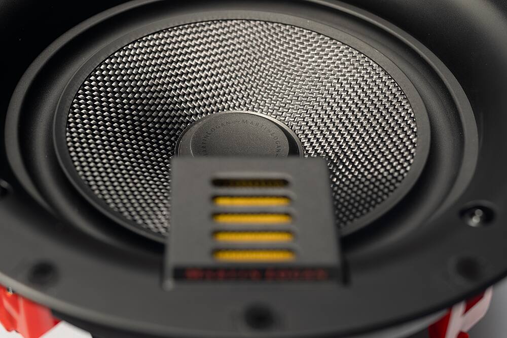 MartinLogan - Motion Series CI, 8" Midrange with Folded Motion Tweeter, 2-way In-Ceiling Speaker (Each) - Paintable White